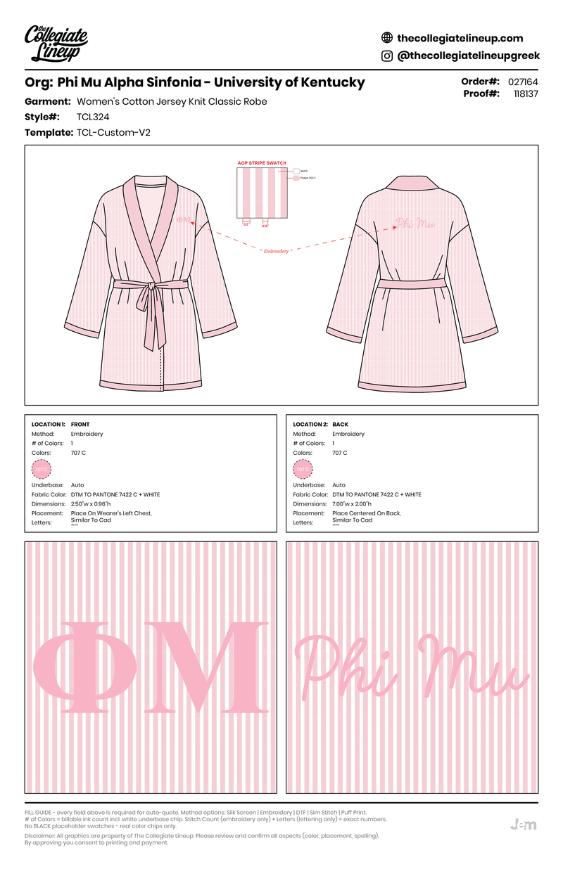 WOMEN'S COTTON JERSEY KNIT CLASSIC ROBE