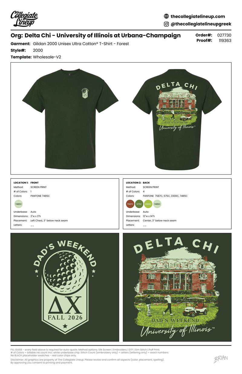 Delta Chi University of Illinois at Urbana-Champaign #27730