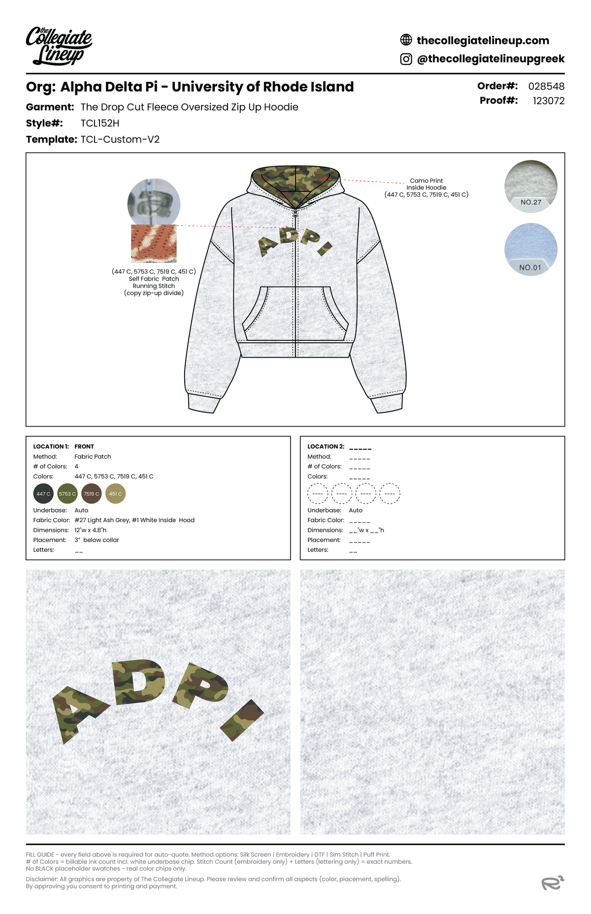 THE DROP CUT FLEECE OVERSIZED ZIP UP HOODIE