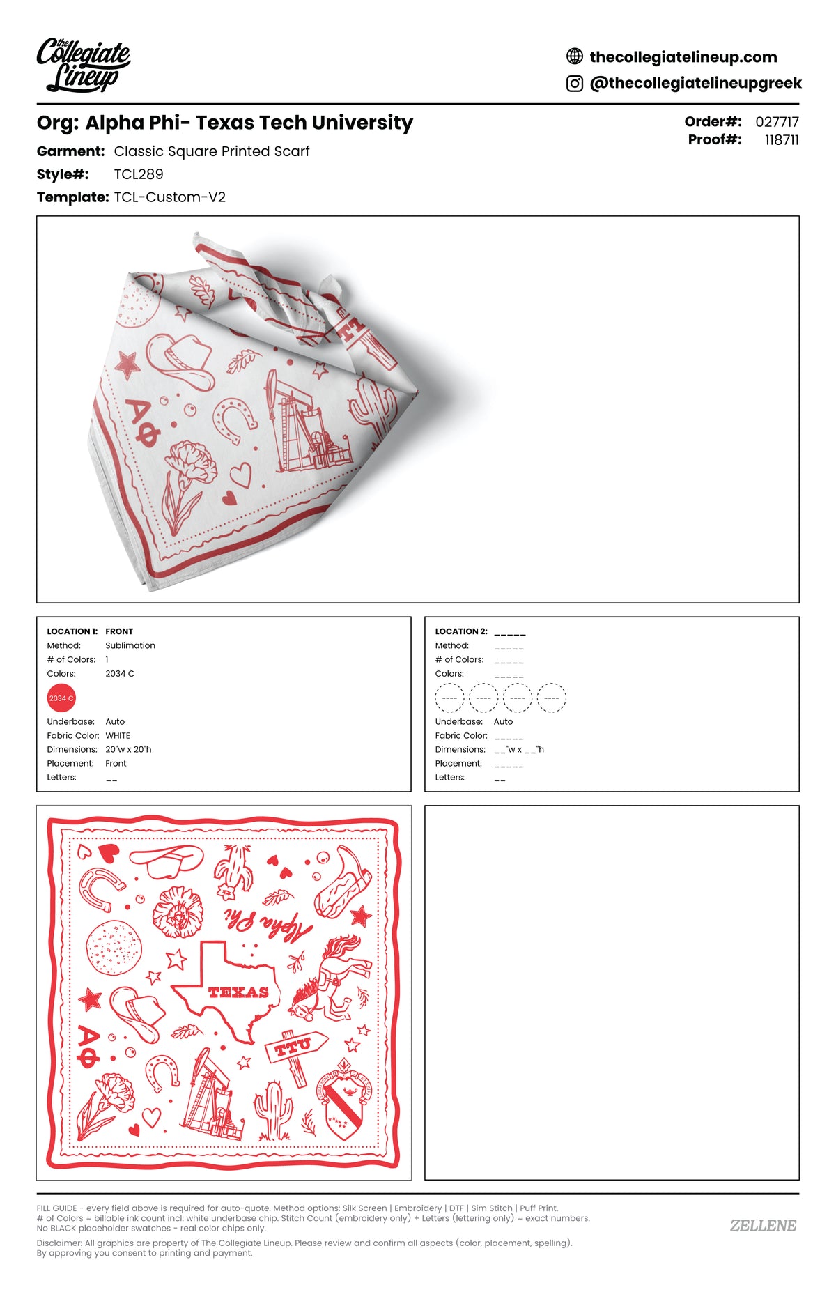 CLASSIC SQUARE PRINTED SCARF