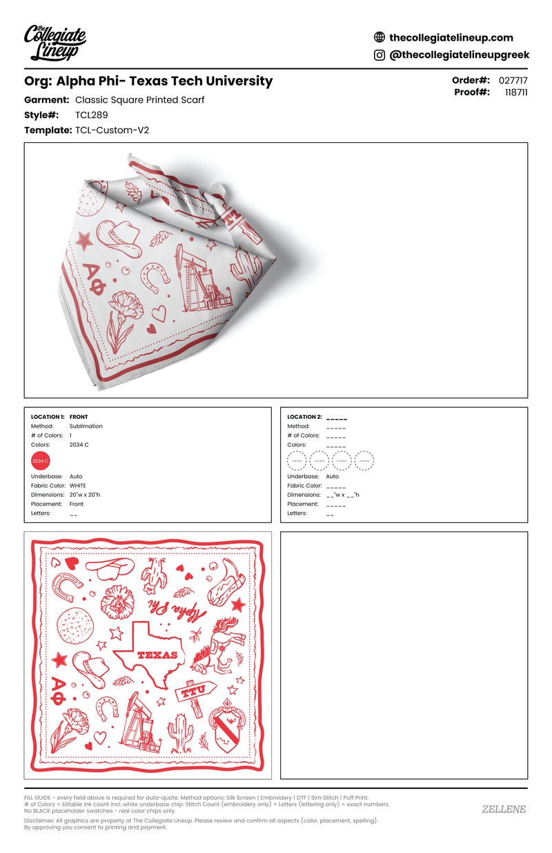CLASSIC SQUARE PRINTED SCARF