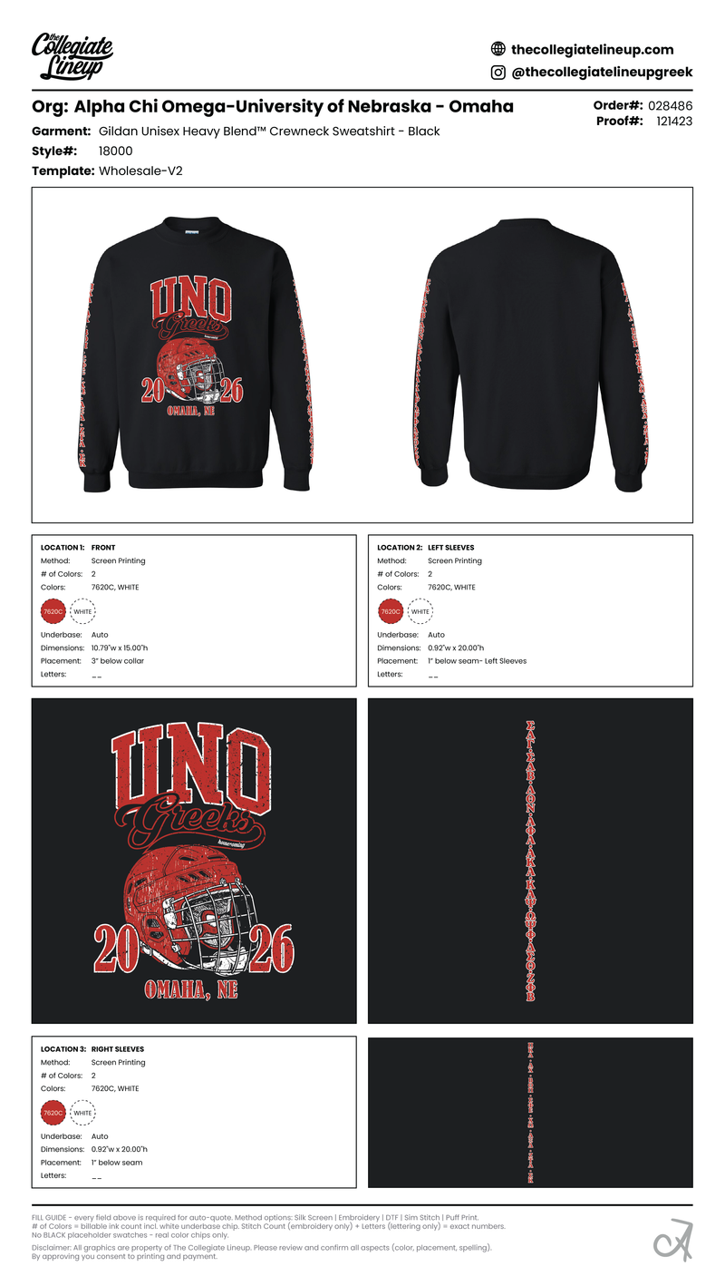 HEAVY BLEND™ CREWNECK SWEATSHIRT — Black
