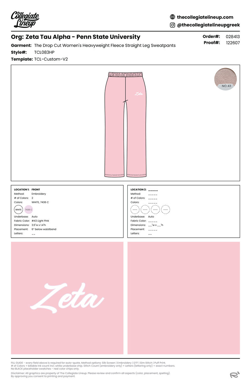 TCL083HP DROP CUT HEAVYWEIGHT STRAIGHT LEG SWEATER — pink as shown in attached photo