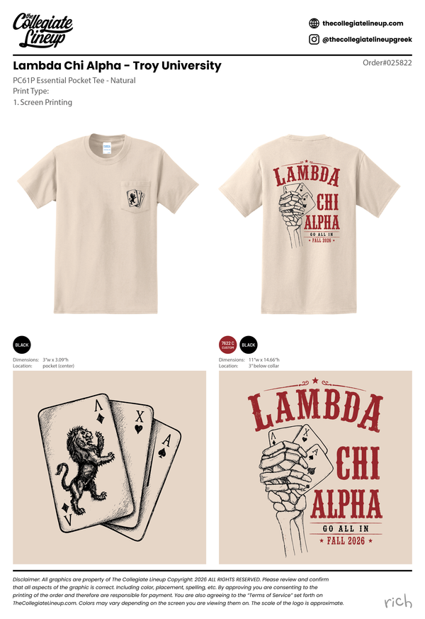 Lambda Chi Alpha Troy University #25822