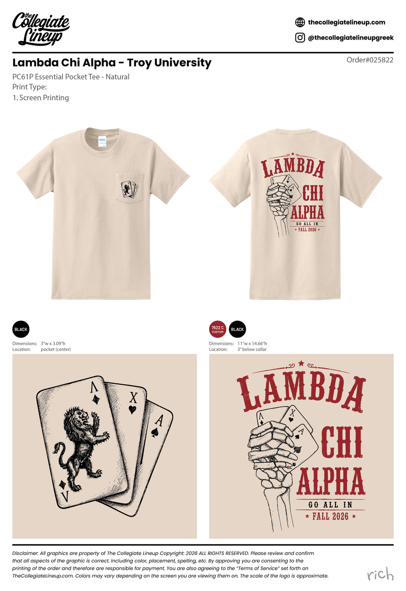 Lambda Chi Alpha Troy University #25822