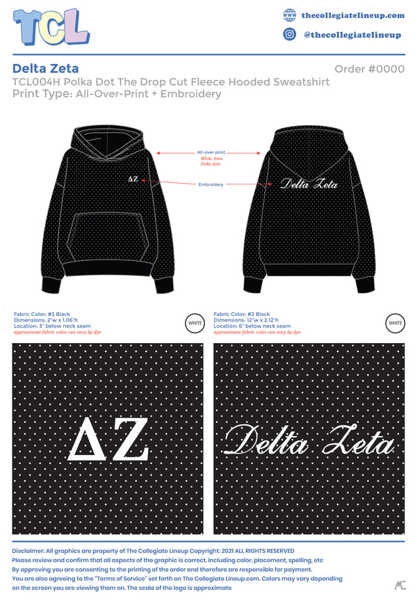 Delta Zeta Live Sale #2026 - Hoodie - Individual Shipping