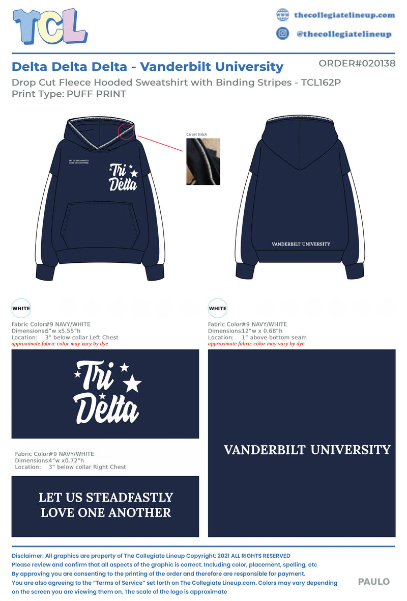 Delta Delta Delta  Vanderbilt University  #20138