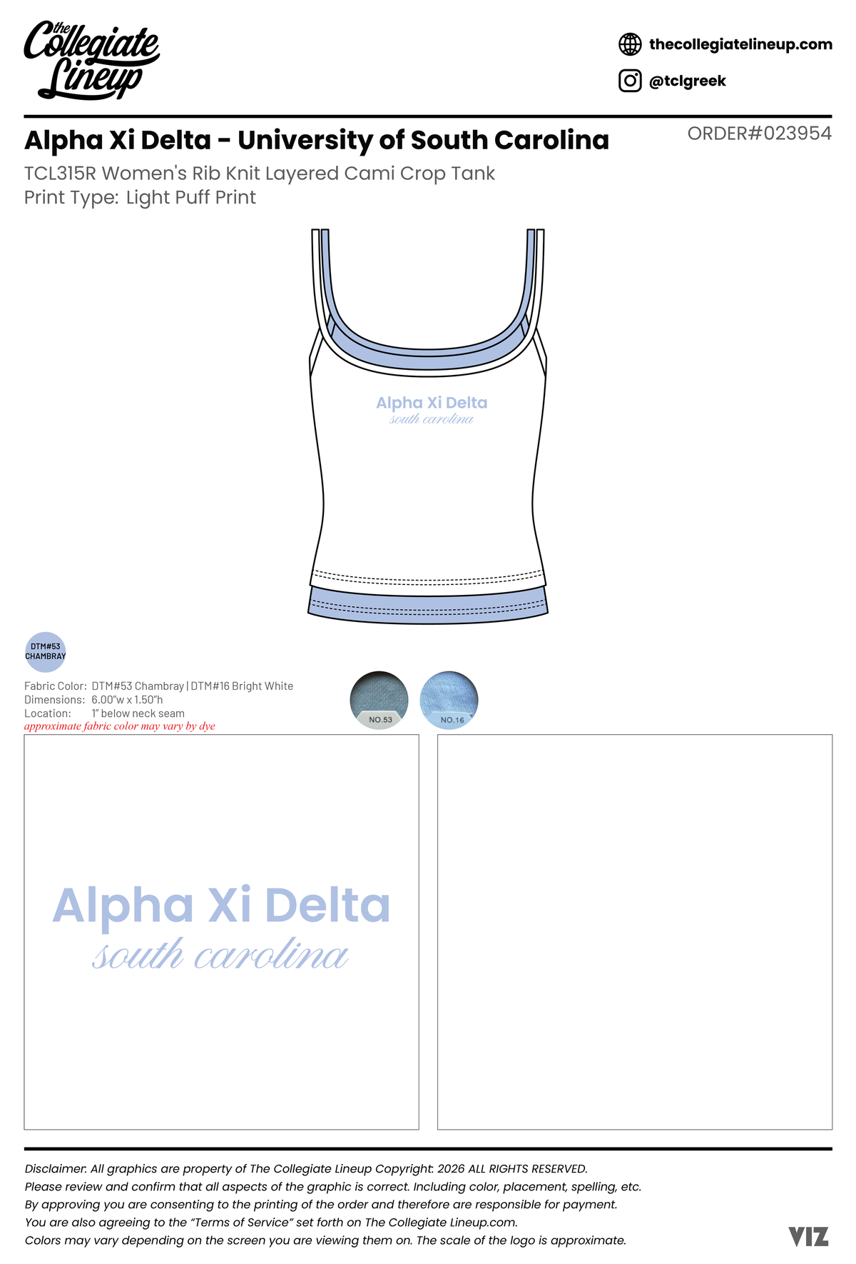 Alpha Xi Delta University of South Carolina #23954