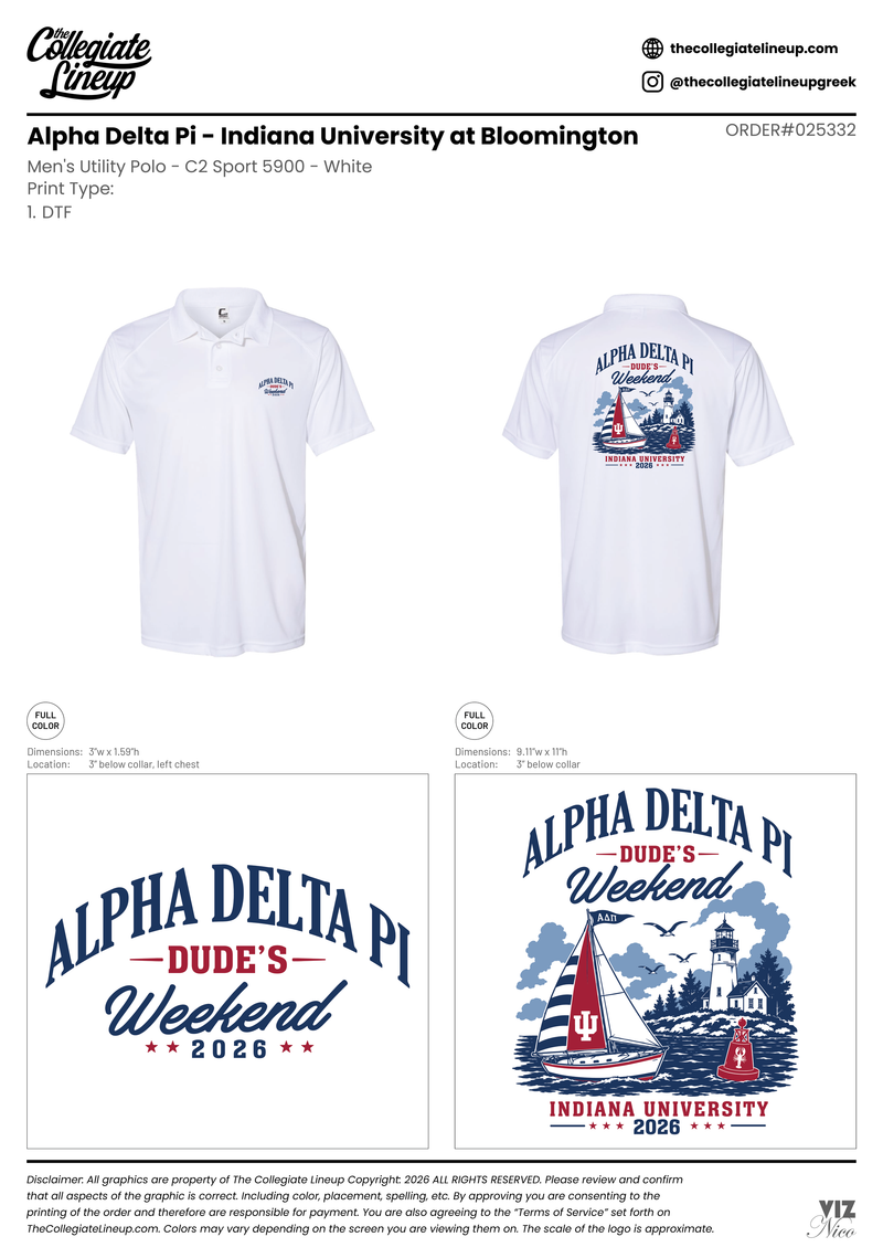 Alpha Delta Pi Indiana University at Bloomington #25332
