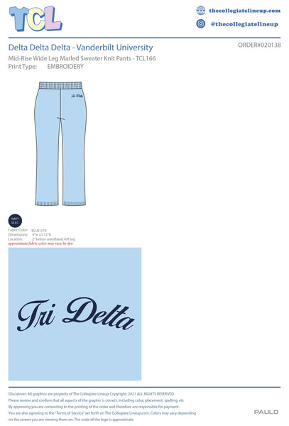 Delta Delta Delta  Vanderbilt University  #20138