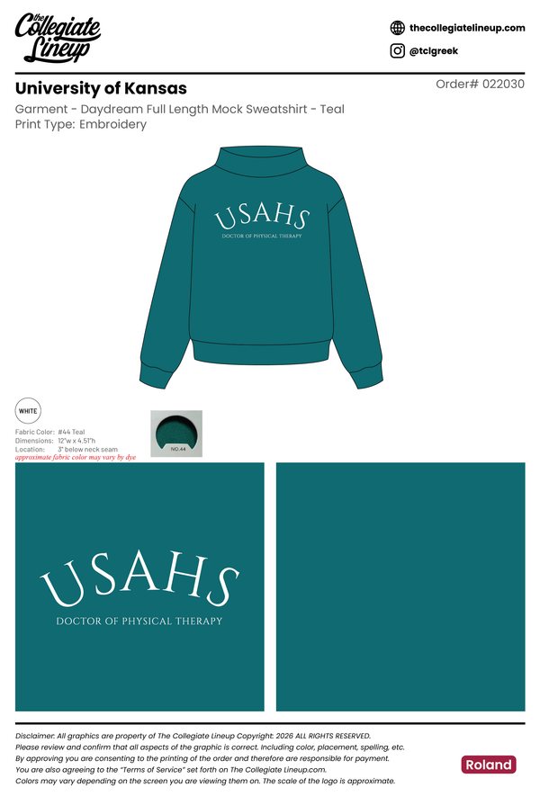 University of Kansas Usahs #22030