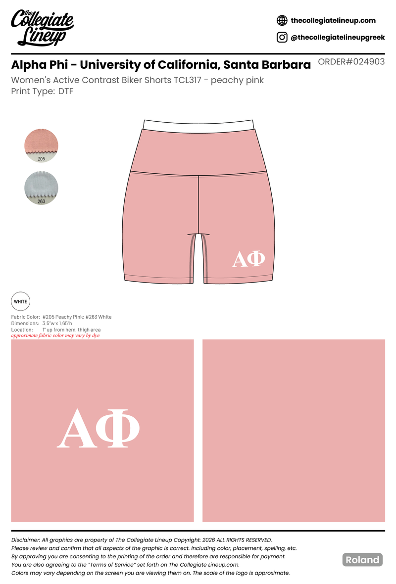 UCONN Alpha Phi #24903 Individual Shipping