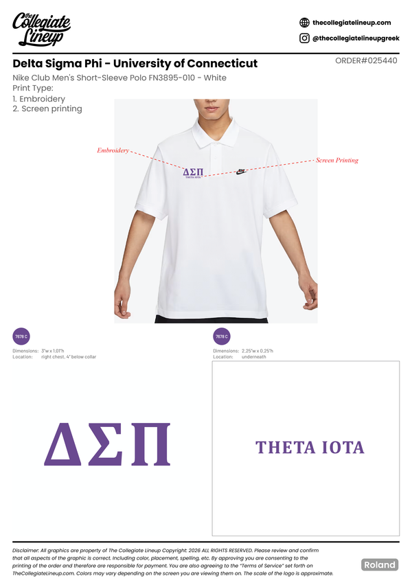 Delta Sigma Phi University of Connecticut #25440