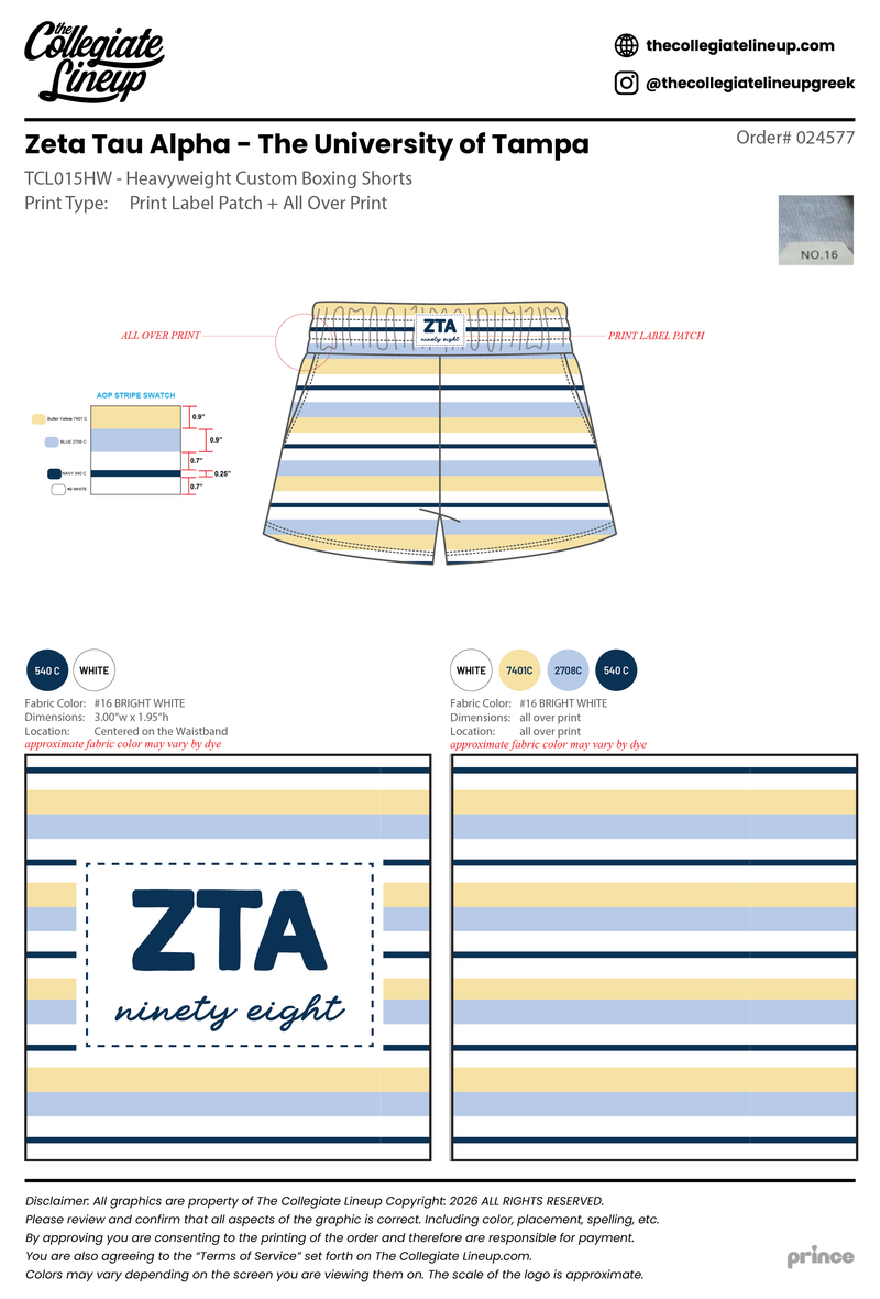 Zeta Tau Alpha The University of Tampa #24577