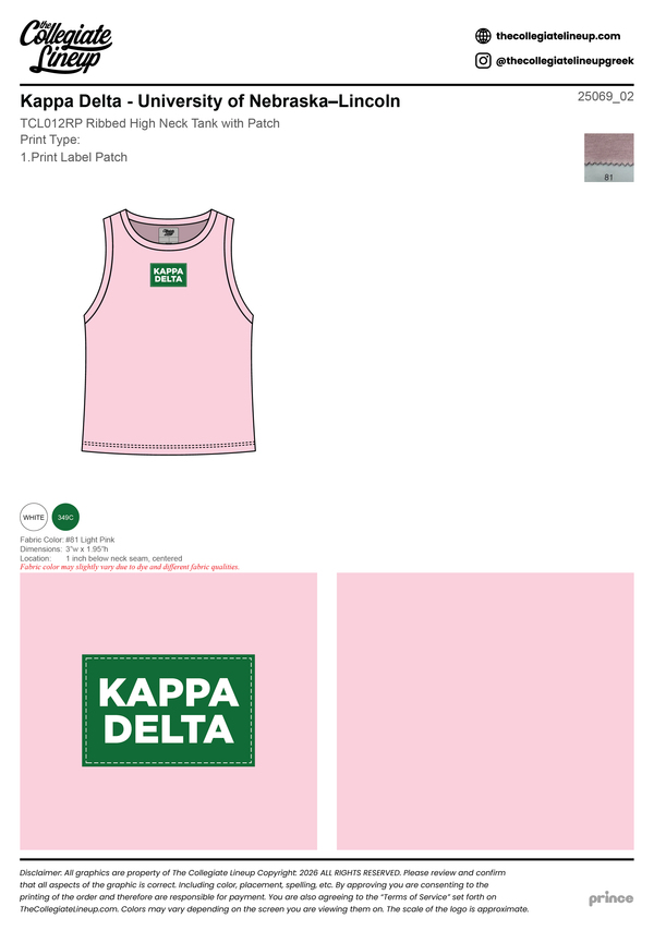 Kappa Delta Rho University of Nebraska–Lincoln #25069