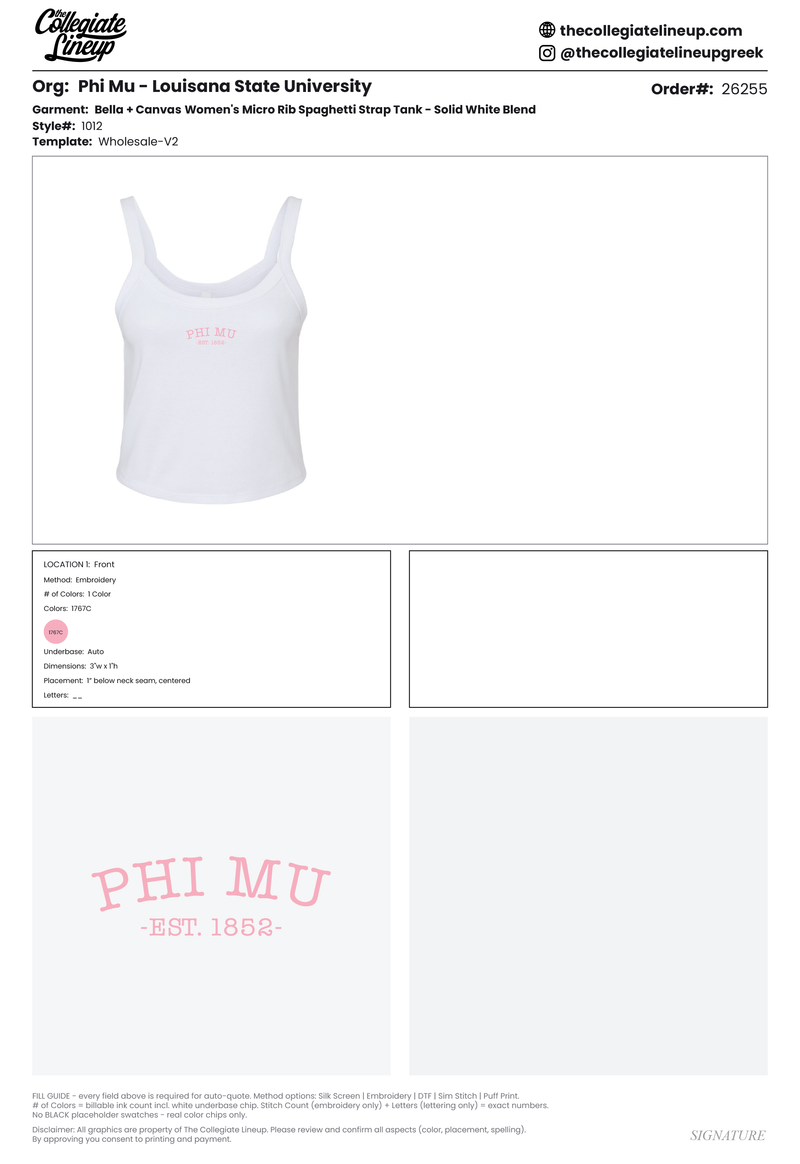 Louisana State University #26255