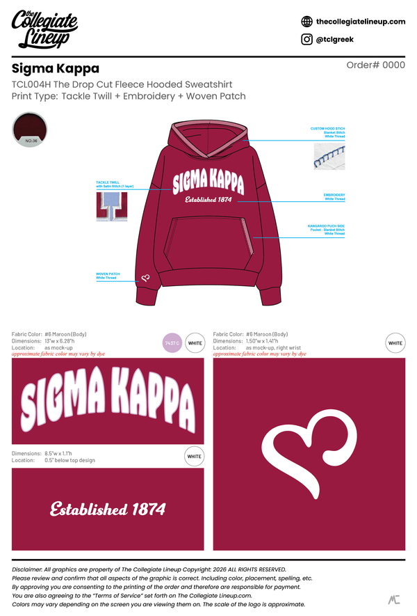 Sigma Kappa Convention 2026 - #24830 - TCL004H