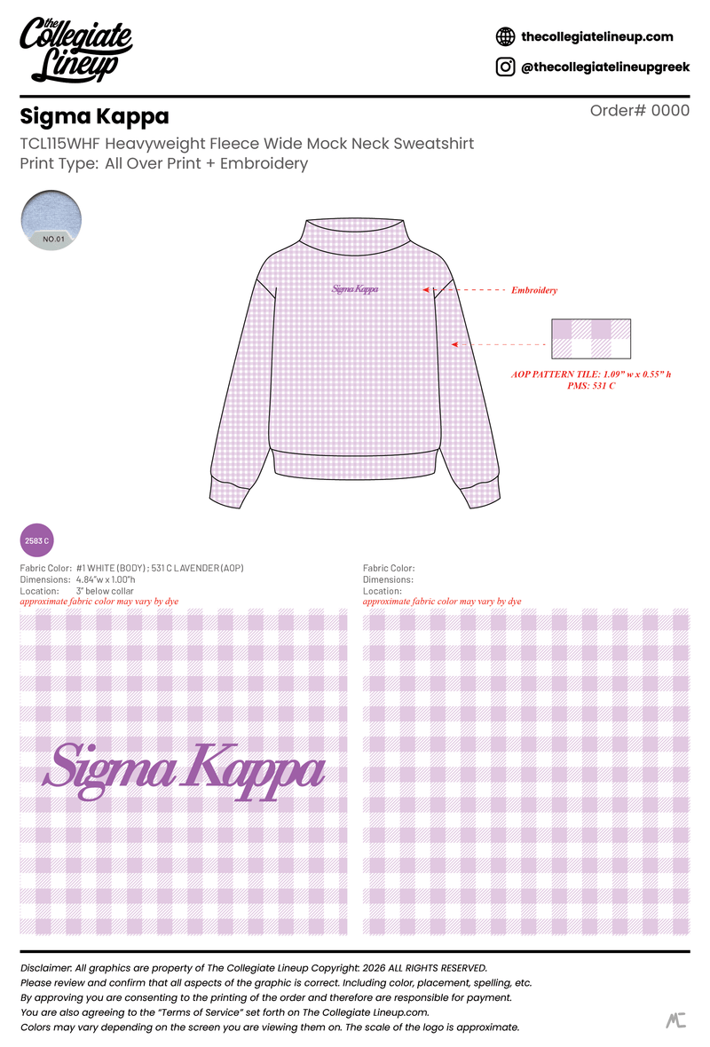 Sigma Kappa Convention 2026 - #24830 - TCL115WHF