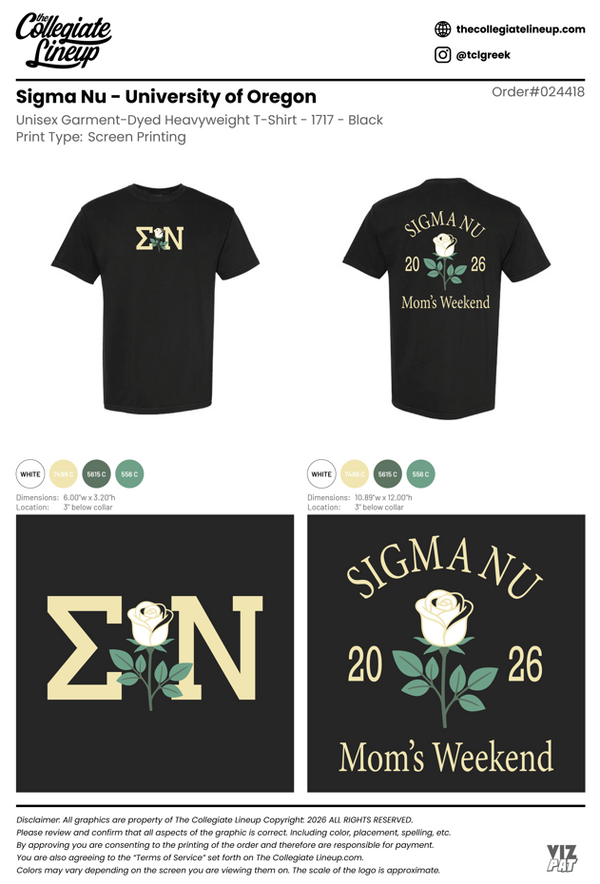 Sigma Nu University of Oregon #24418