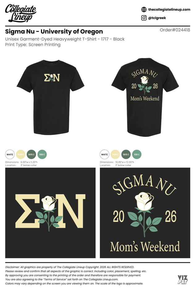 Sigma Nu University of Oregon #24418