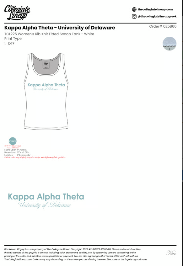 Kappa Alpha Theta University of Delaware #25866