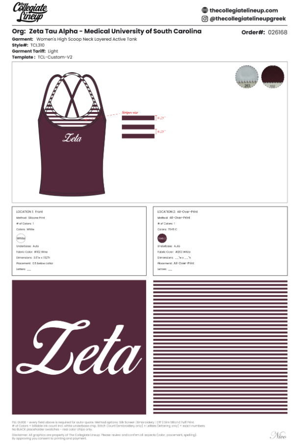 Zeta Tau Alpha University of South Carolina #26168
