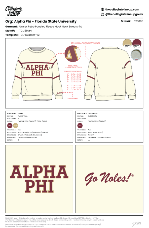 Alpha Phi Florida State Universtiy #26865