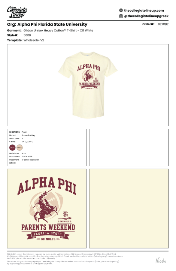 Alpha Phi Florida State Universtiy #27082