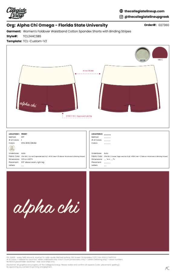 Alpha Chi Omega Florida State University #27360