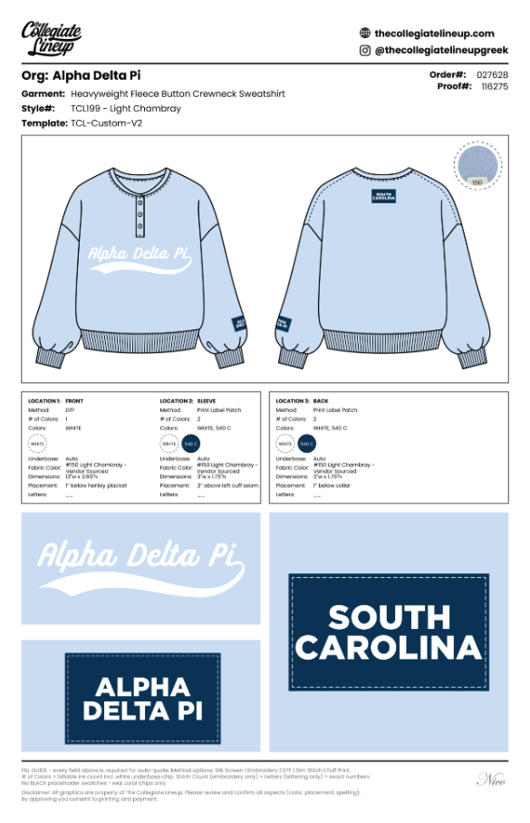 Alpha Delta Pi University of South Carolina #27628