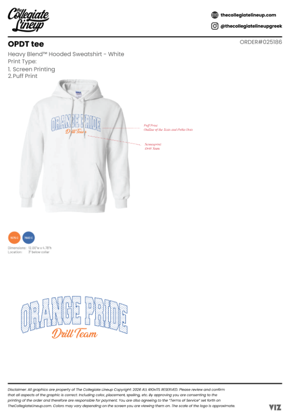 OPDT Tee #25186 Hoodie