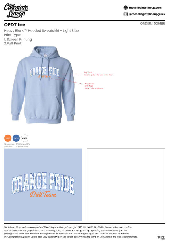 OPDT Tee #25186 Hoodie