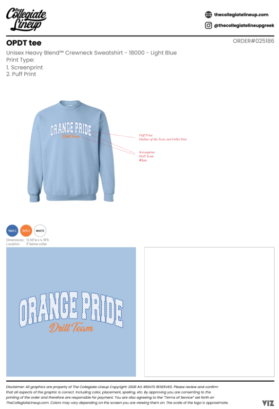 OPDT Tee #25186 Crewneck
