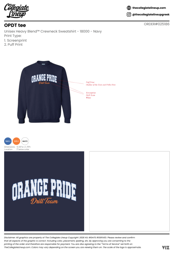 OPDT Tee #25186 Crewneck