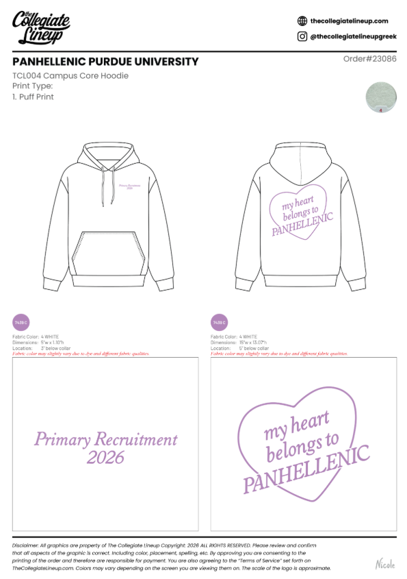 Panhellenic Purdue University #23086