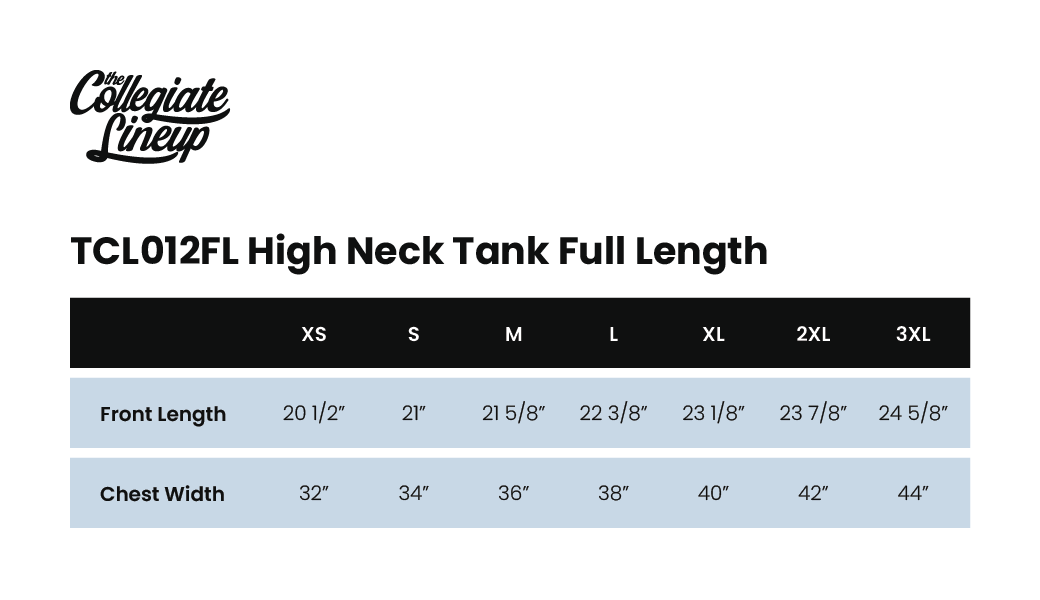 Size Chart 1 for Texas Christian University #24616