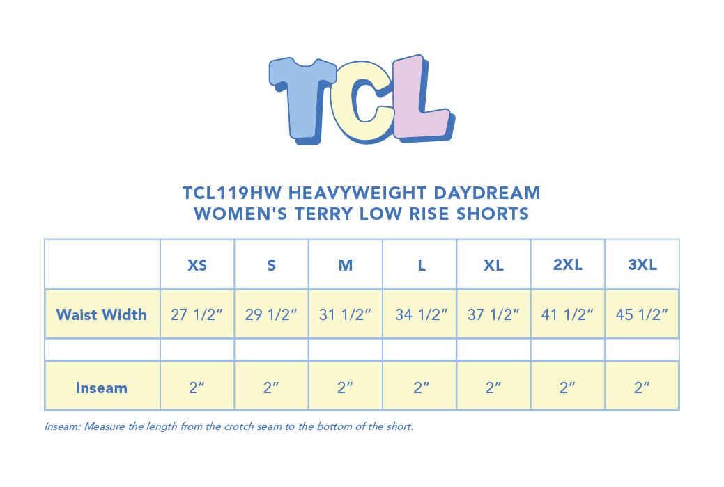 Size Chart 1 for Tri Delta Tulane University #25561