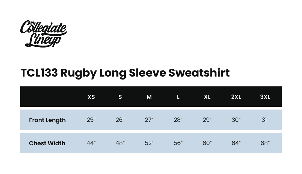 Size Chart 1 for Oregon State University #26893