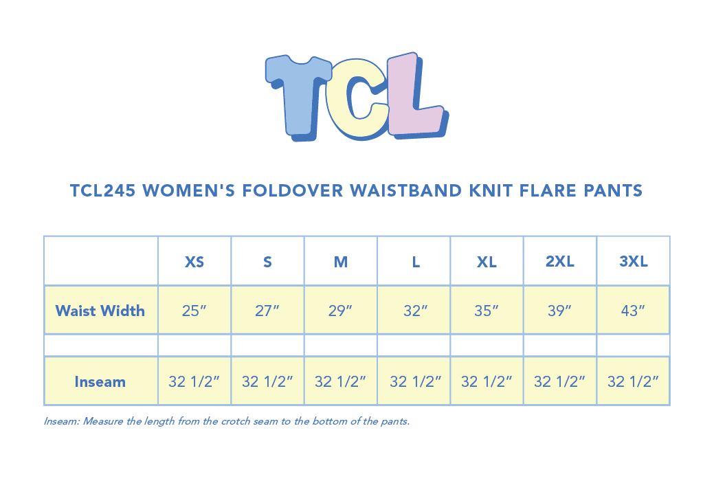 Size Chart 2 for Kappa Kappa Gamma Texas Christian University #21635