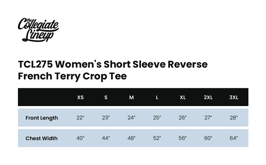 Size Chart 2 for Texas Christian University #26247