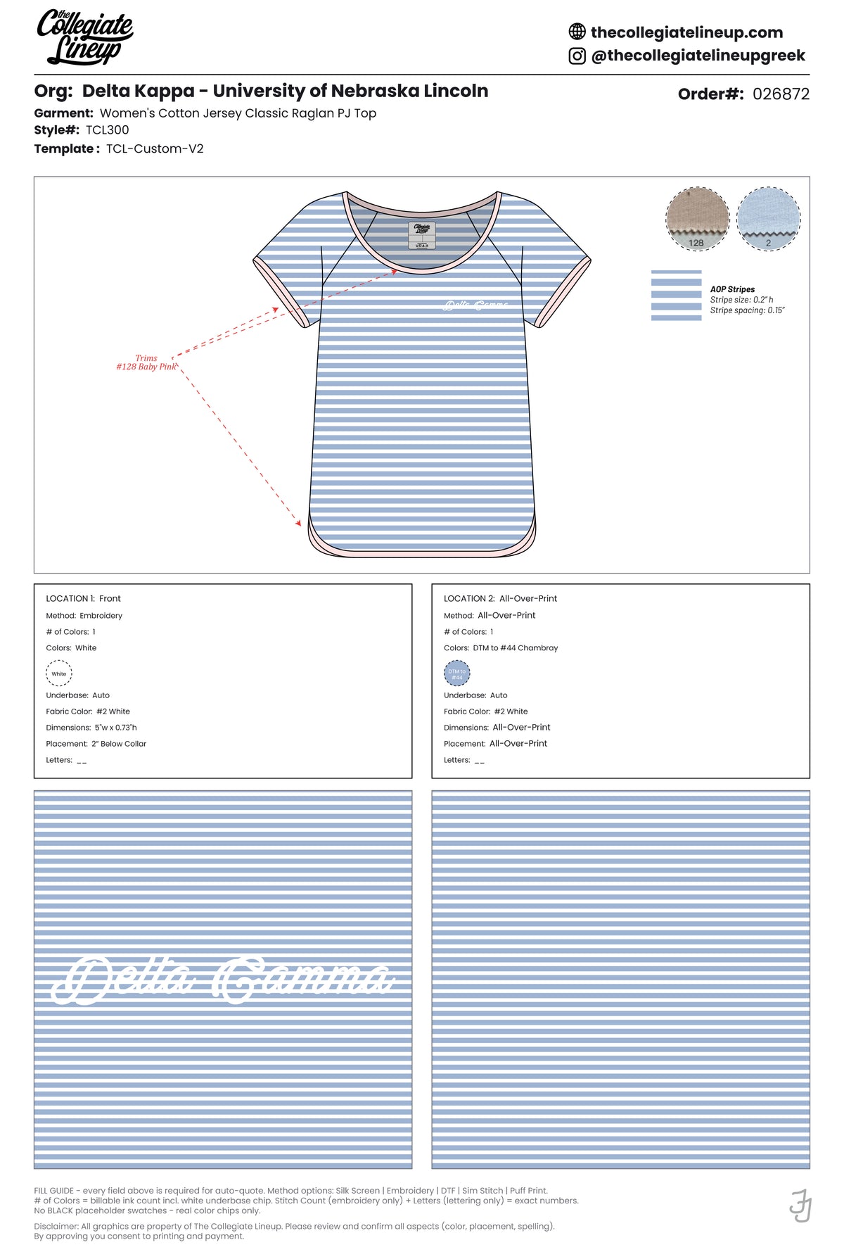 WOMEN'S COTTON JERSEY CLASSIC RAGLAN PJ TOP — TCL343