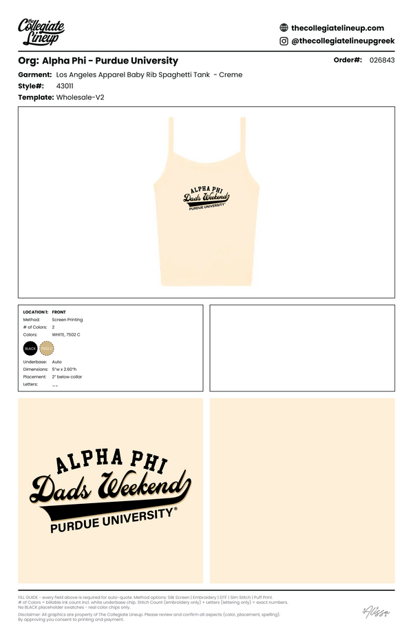Alpha Phi Purdue University #26843