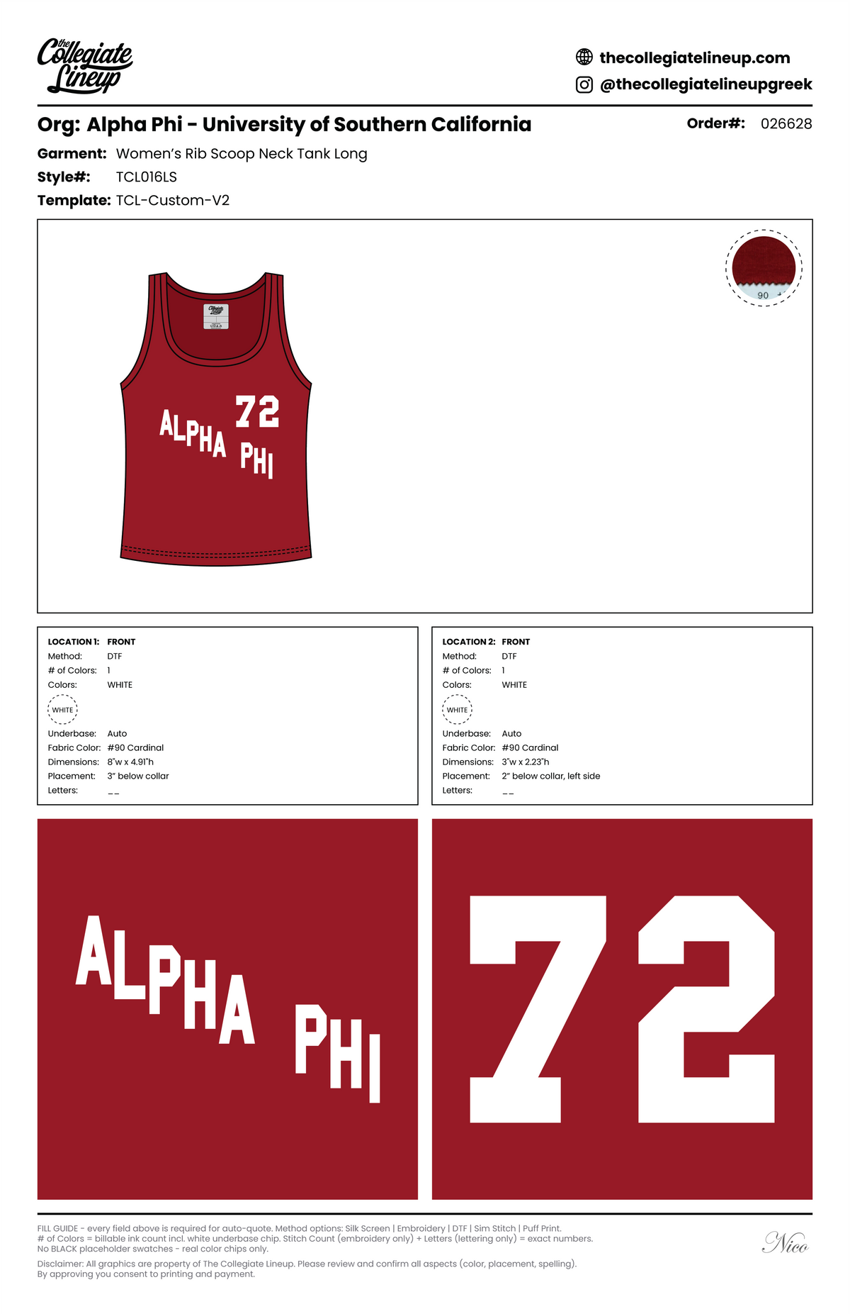 Alpha Phi University of Southern California #26628