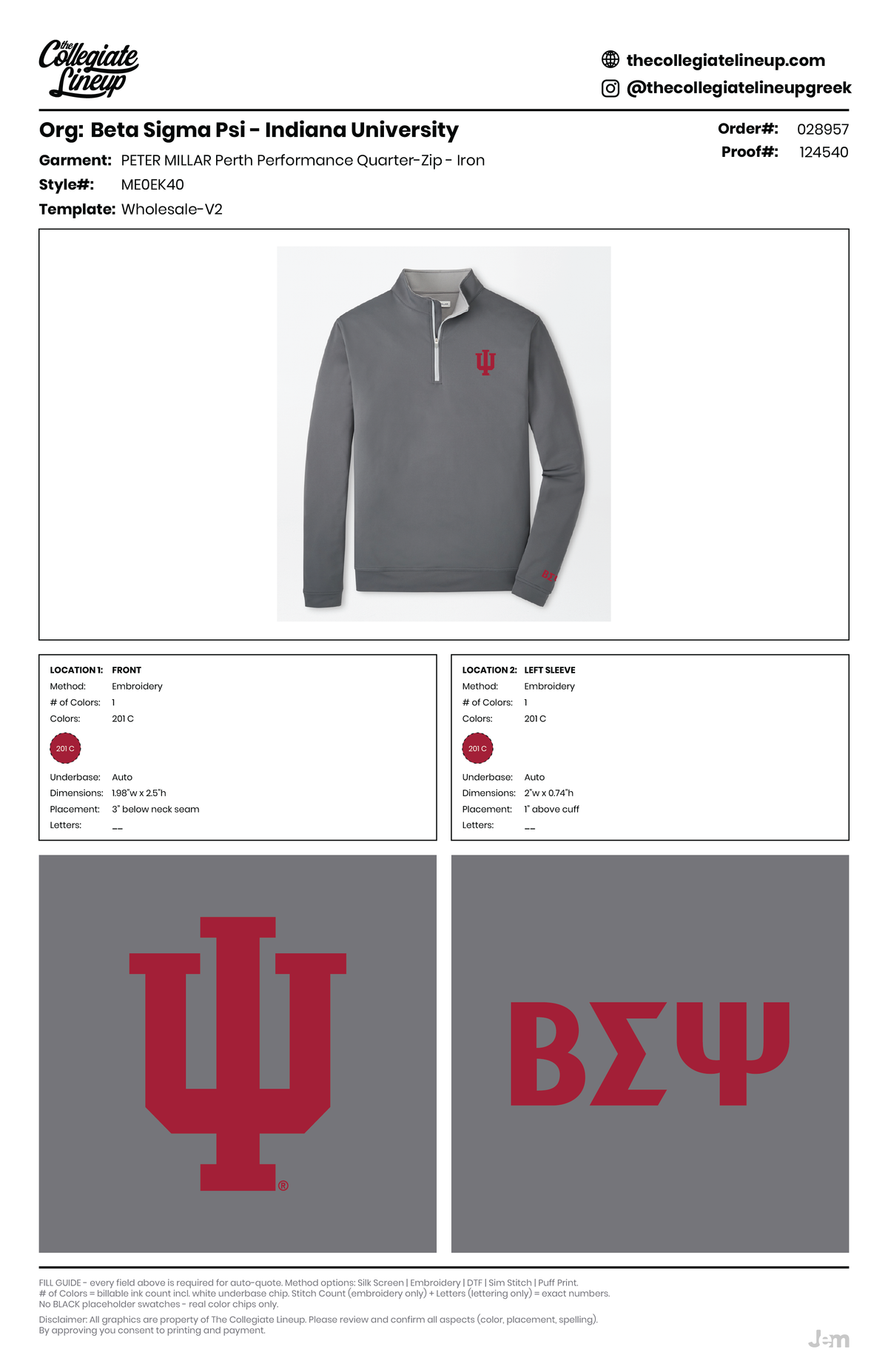 PETER MILLAR MEN'S PERTH PERFORMANCE QUARTER-ZIP — Iron