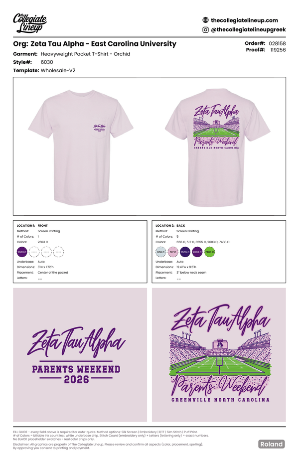 Zeta Tau Alpha East Carolina University #28158