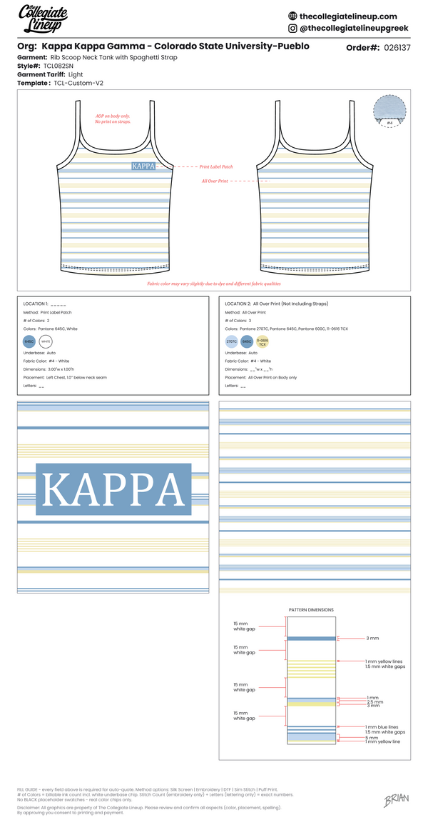 Kappa Kappa Gamma Colorado State University #26137