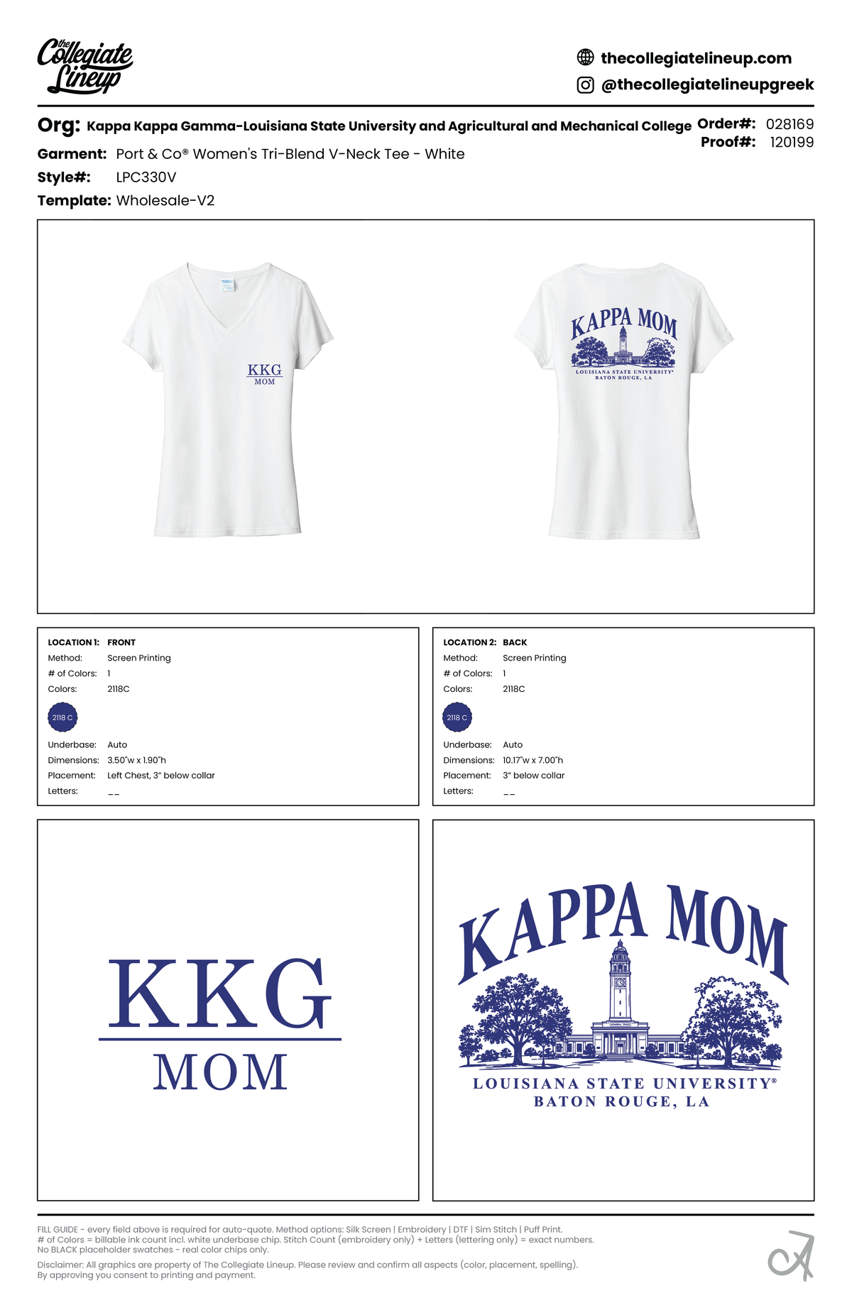 Ladies Tri-Blend V-Neck Tee — White