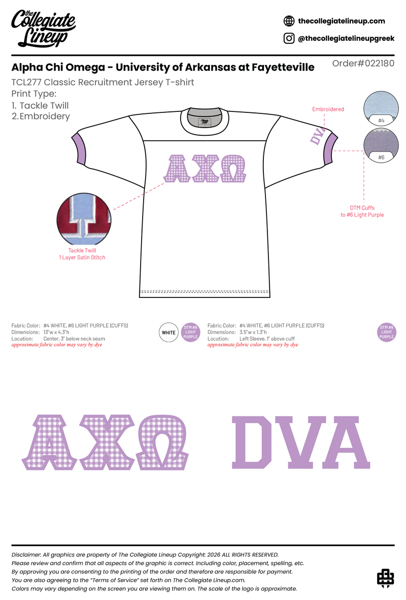 Alpha Chi Omega University of Arkansas at Fayetteville #22180