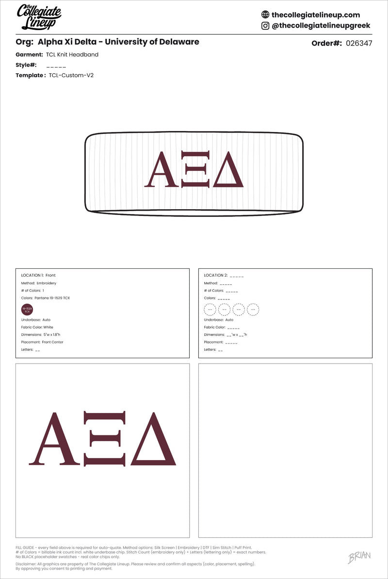 Alpha Xi Delta University of Delaware #26347