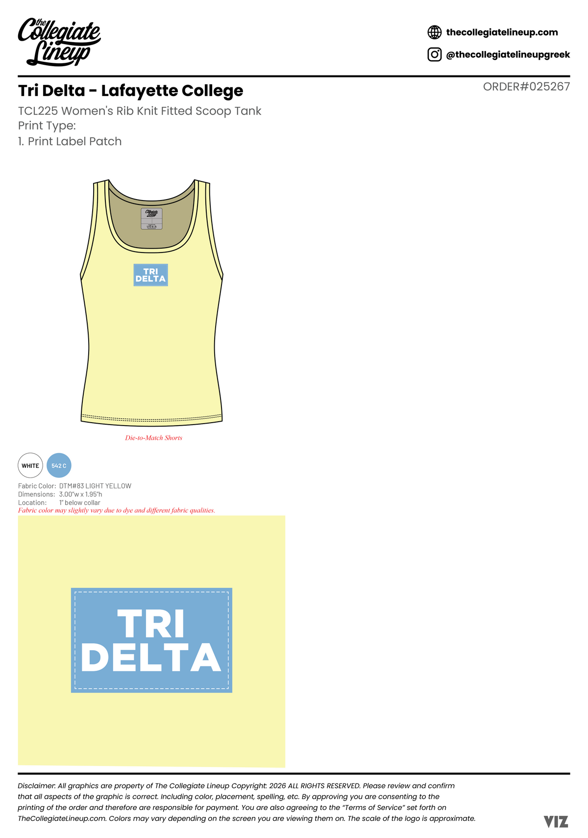 Tri Delta Lafayette College #25267